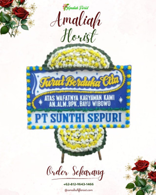 Papan Bunga Duka di Cihanyawar